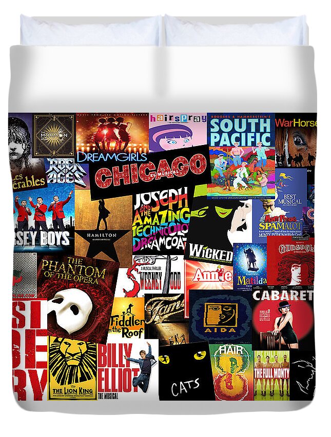 Broadway Duvet Cover featuring the photograph Broadway 3 by Andrew Fare