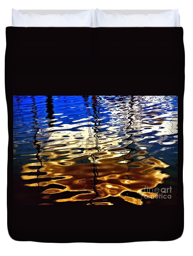 Water Duvet Cover featuring the photograph Broken Cloud - Limited Edition by Lauren Leigh Hunter Fine Art Photography