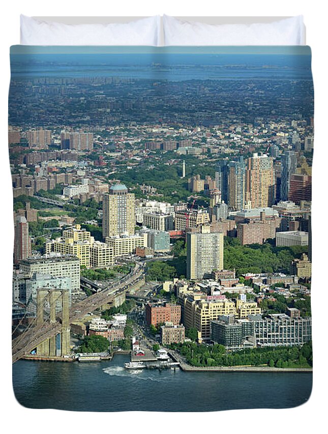 Brooklyn Duvet Cover featuring the photograph Brooklyn No. 1-1 by Sandy Taylor
