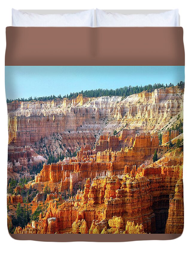 Bryce Canyon Duvet Cover featuring the photograph Bryce Canyon  by Mitch Cat
