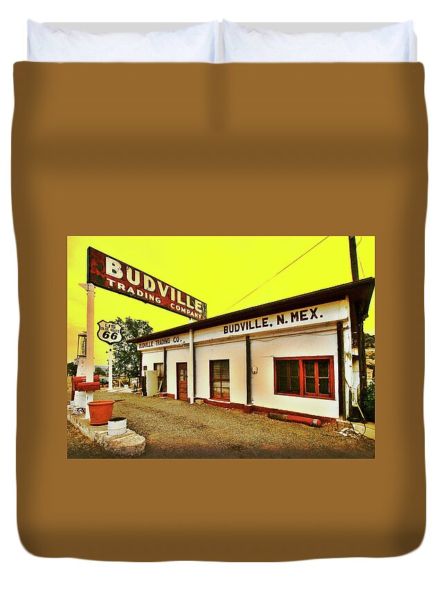 Budville Duvet Cover featuring the photograph Budville by Micah Offman