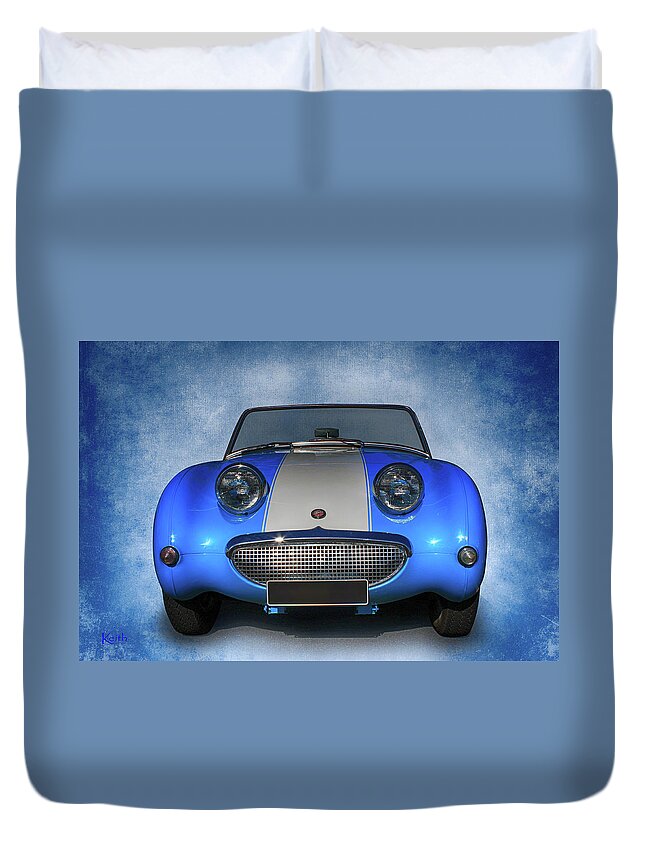 Car Duvet Cover featuring the photograph Bug Eyes by Keith Hawley
