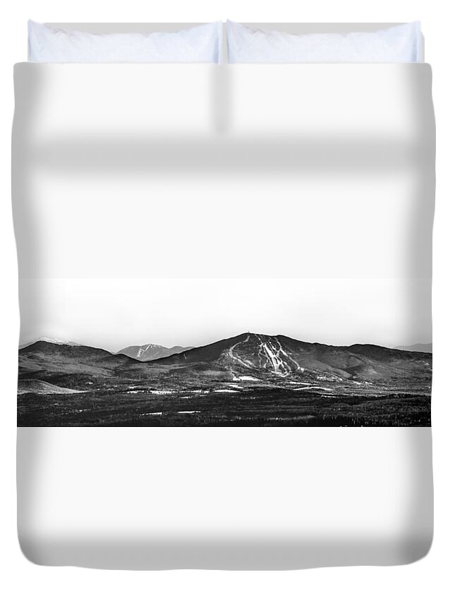 Burke Duvet Cover featuring the photograph Burke and Cannon Wide Panoramic by Tim Kirchoff