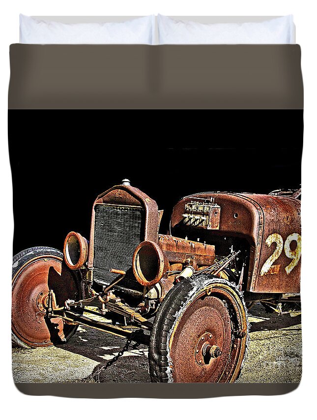 Cars Duvet Cover featuring the photograph C201 by Tom Griffithe