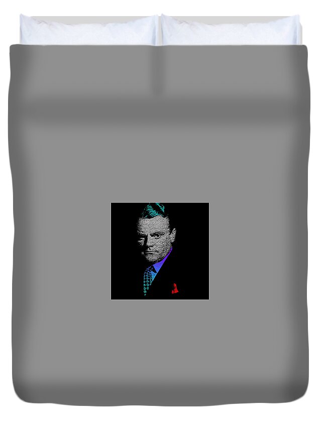 James Cagney Duvet Cover featuring the photograph Cagney 1 by Emme Pons