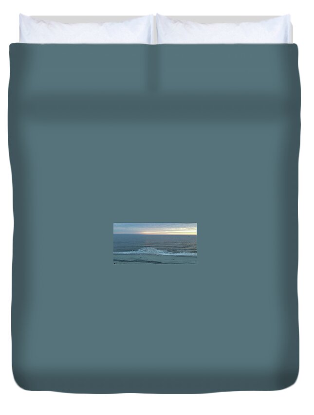 Calm Duvet Cover featuring the photograph Calm and Clear by Ali Baucom