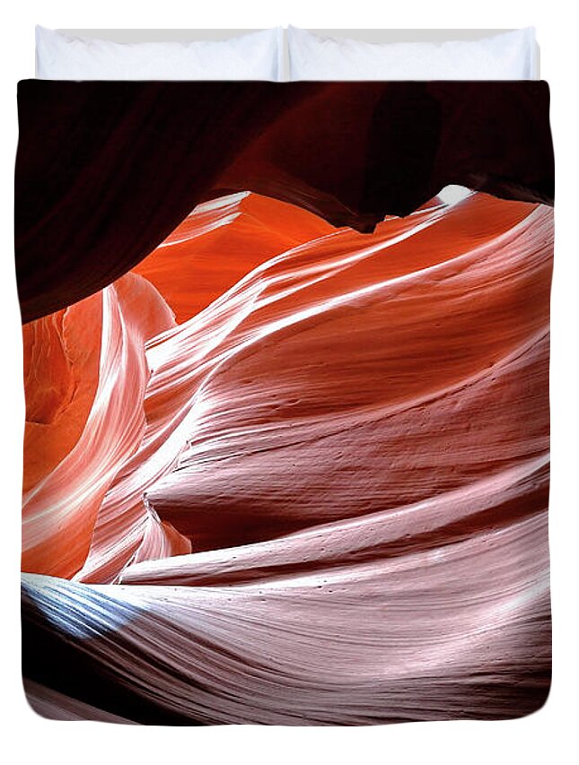 Canyon Duvet Cover featuring the photograph Canyon Abstract 2 by Nicholas Blackwell