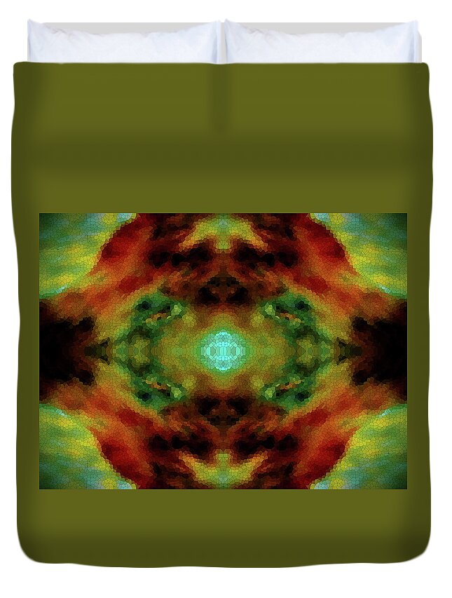Finland Duvet Cover featuring the photograph Carpet abstract by Jouko Lehto