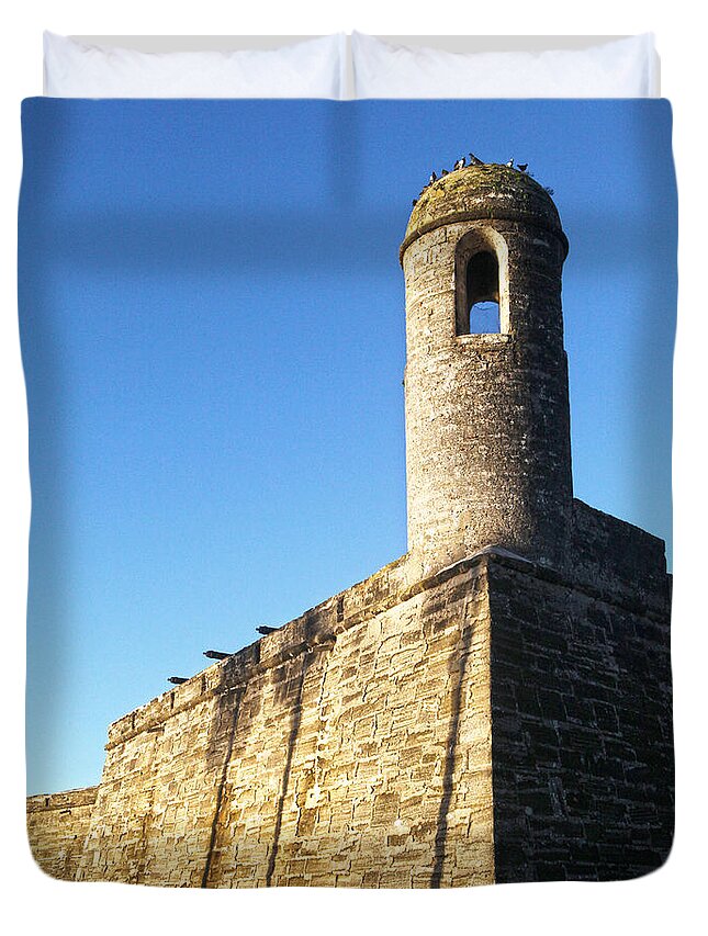 St Augustine Duvet Cover featuring the photograph Castello by Robert Och