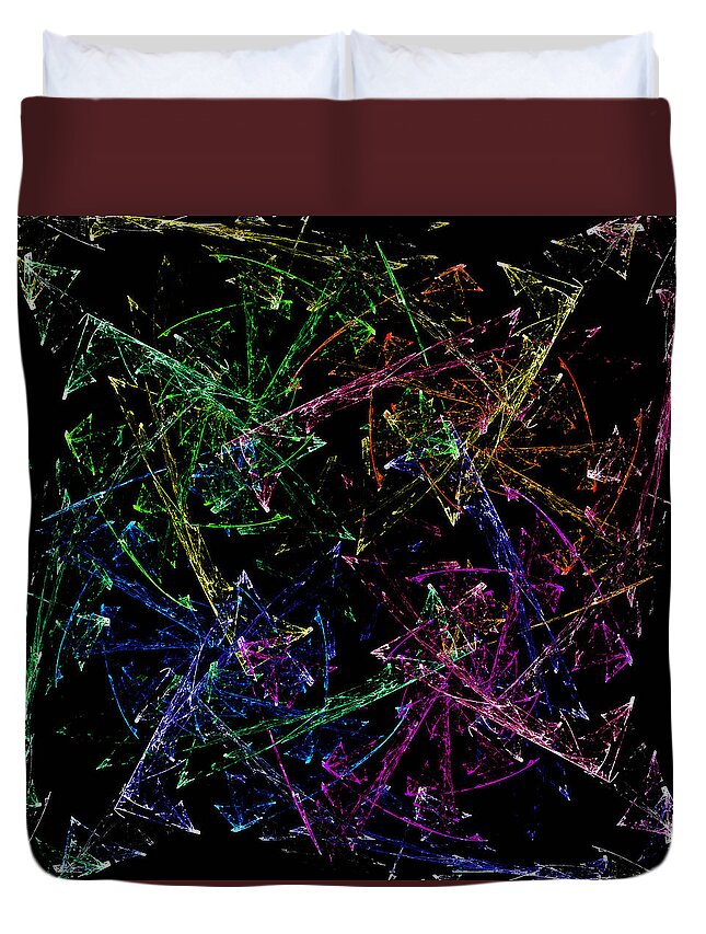Space Duvet Cover featuring the photograph Cataclyzm by Mark Blauhoefer