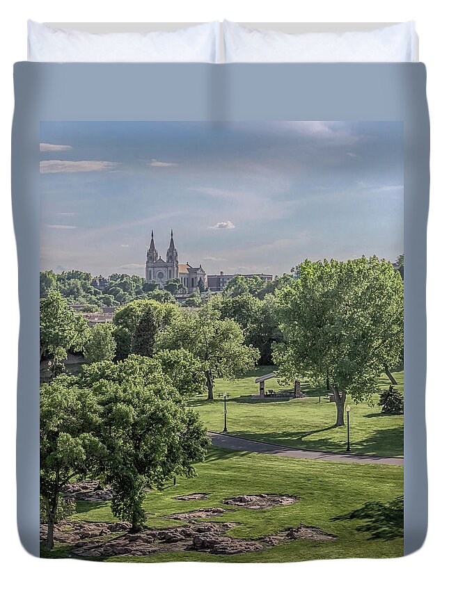 Cathedral Of St Joseph Duvet Cover featuring the photograph Cathedral of St Joseph #2 by Susan Rissi Tregoning