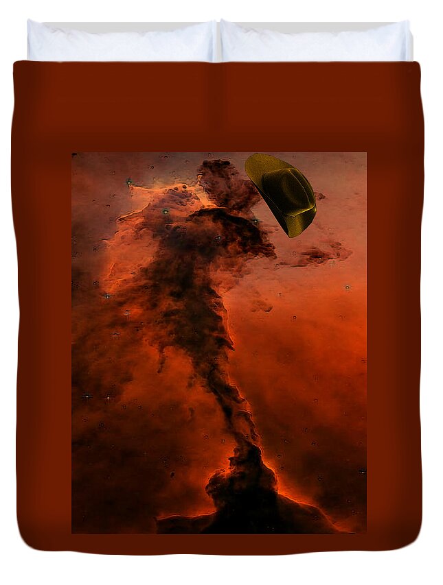 Altered-nasa Duvet Cover featuring the digital art Celebration by Tristan Armstrong