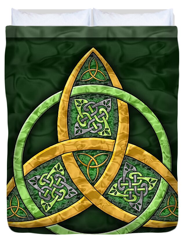 Celtic Trinity Knot Duvet Cover For Sale By Kristen Fox