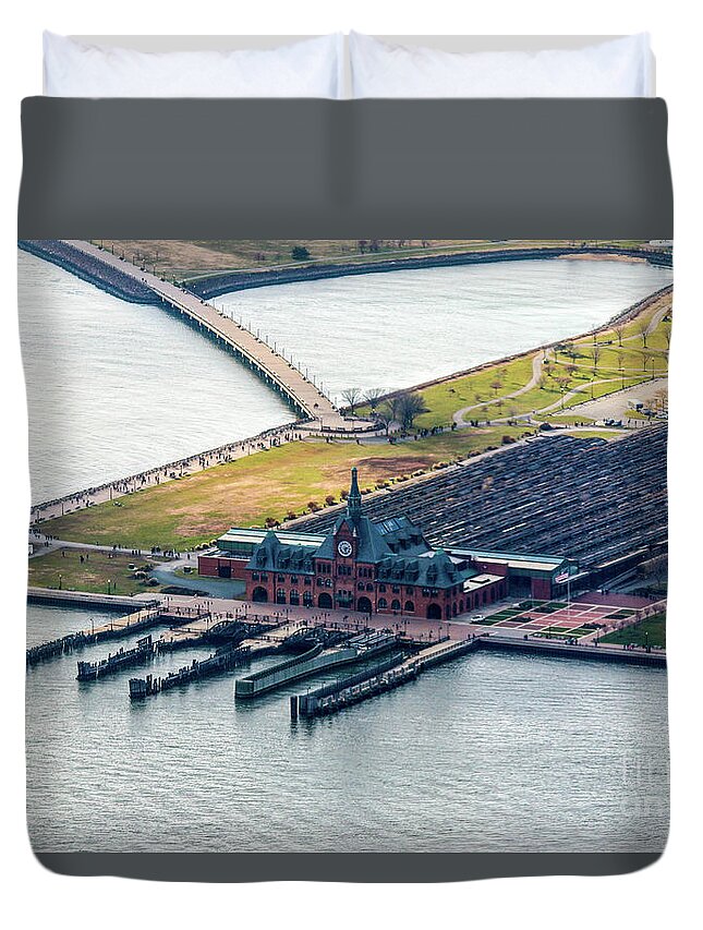 Central Railroad Of New Jersey Terminal Duvet Cover For Sale By
