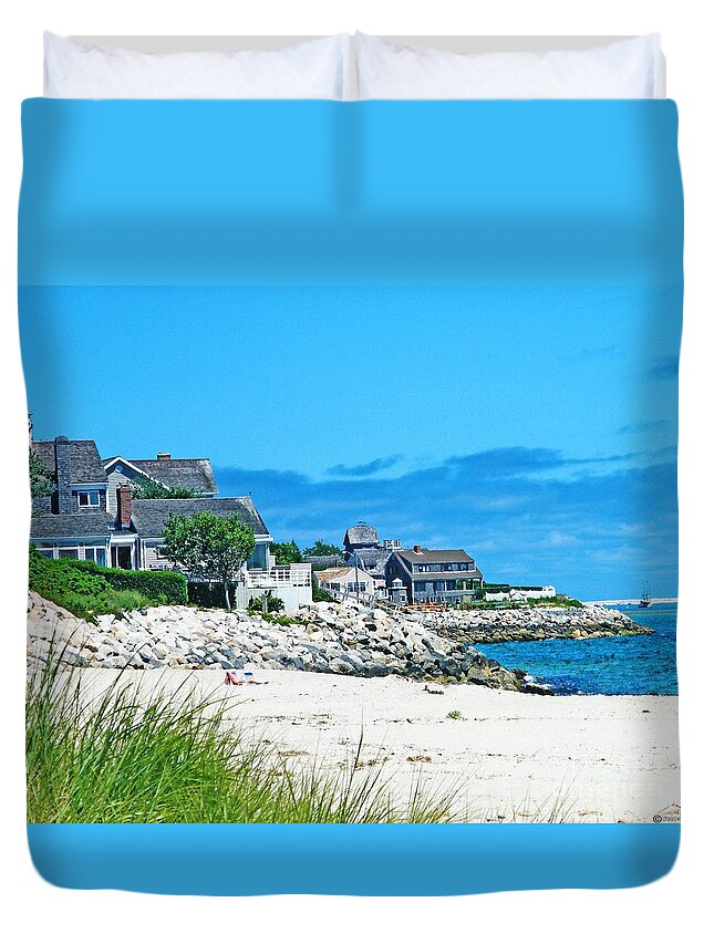 Vacation Duvet Cover featuring the photograph Chatham Cape Cod by Lizi Beard-Ward