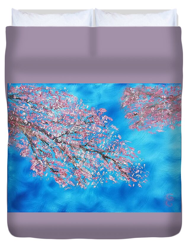 Cherry Blossoms Duvet Cover For Sale By Garth Gerard