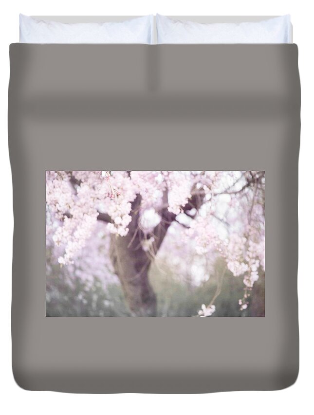 Cherryblossoms Duvet Cover featuring the photograph Cherry blossoms#10 by Yasuhiro Fukui