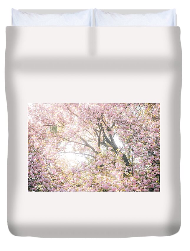 Cherryblossoms Duvet Cover featuring the photograph Cherry blossoms#2 by Yasuhiro Fukui