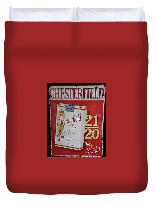 Chesterfield Duvet Cover featuring the photograph Chesterfield by Imagery-at- Work