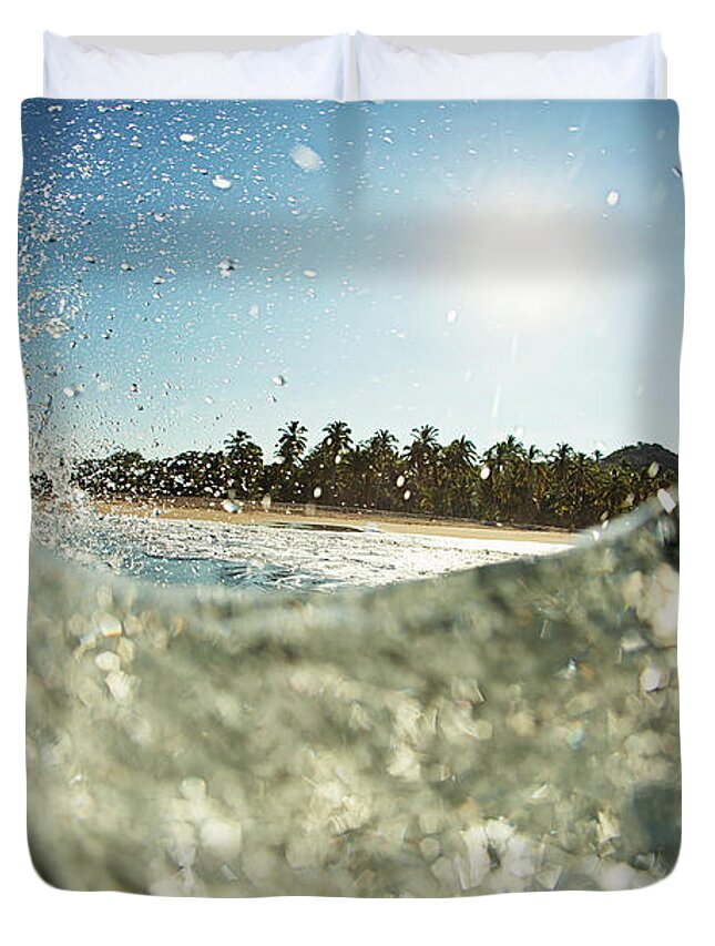 Surfing Duvet Cover featuring the photograph Chula Vista by Nik West