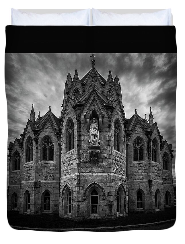 Church Duvet Cover featuring the photograph Church of Our Lady by David Hook