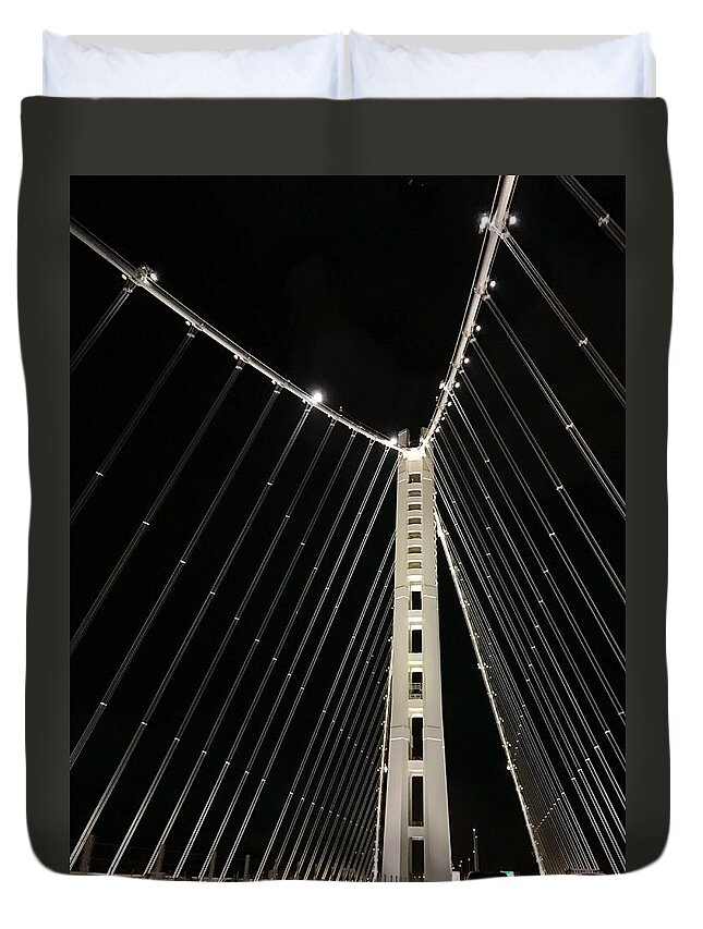 San Francisco Duvet Cover featuring the photograph City By The Bay by Brad Hodges