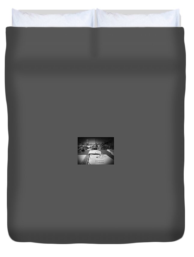 School Duvet Cover featuring the photograph Classroom by Joyce Kimble Smith