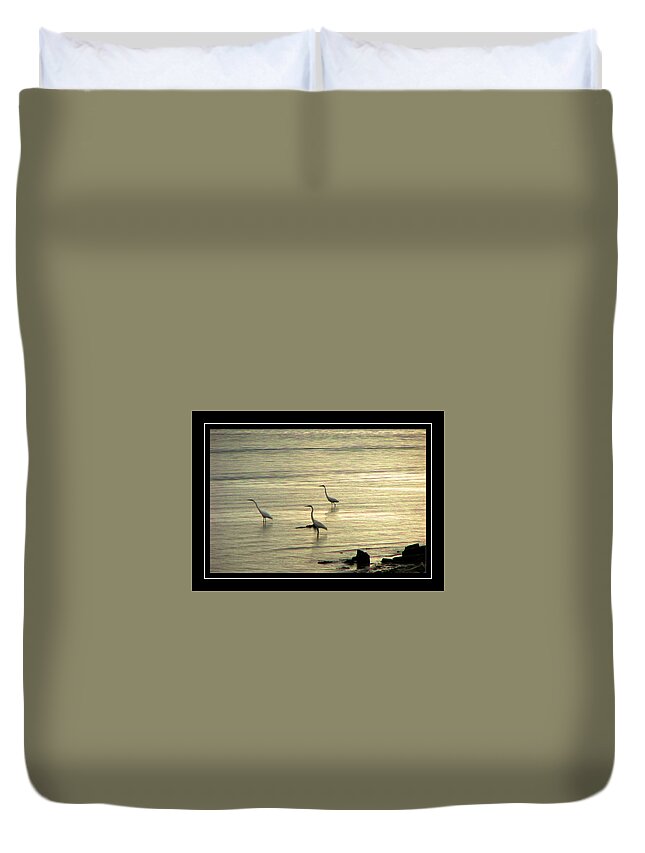 Clearwater Beach Duvet Cover featuring the photograph Clearwater Beach by Carolyn Marshall