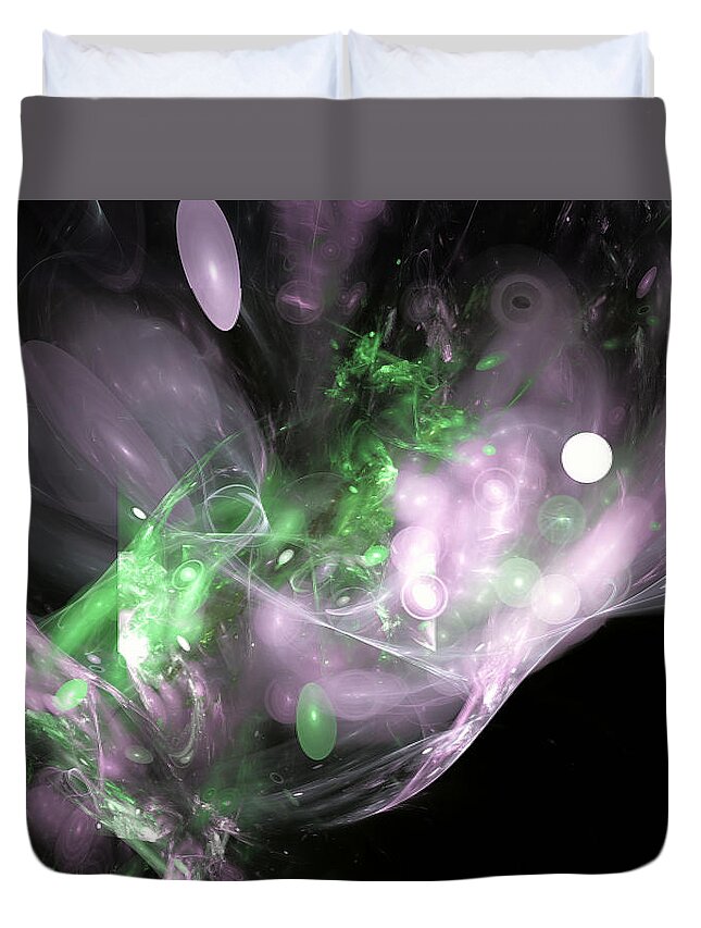 Art Duvet Cover featuring the digital art Close to the Edge by Jeff Iverson