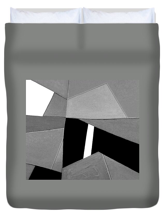 Abstract Duvet Cover featuring the photograph Closing Time Detail 2 by Dick Sauer