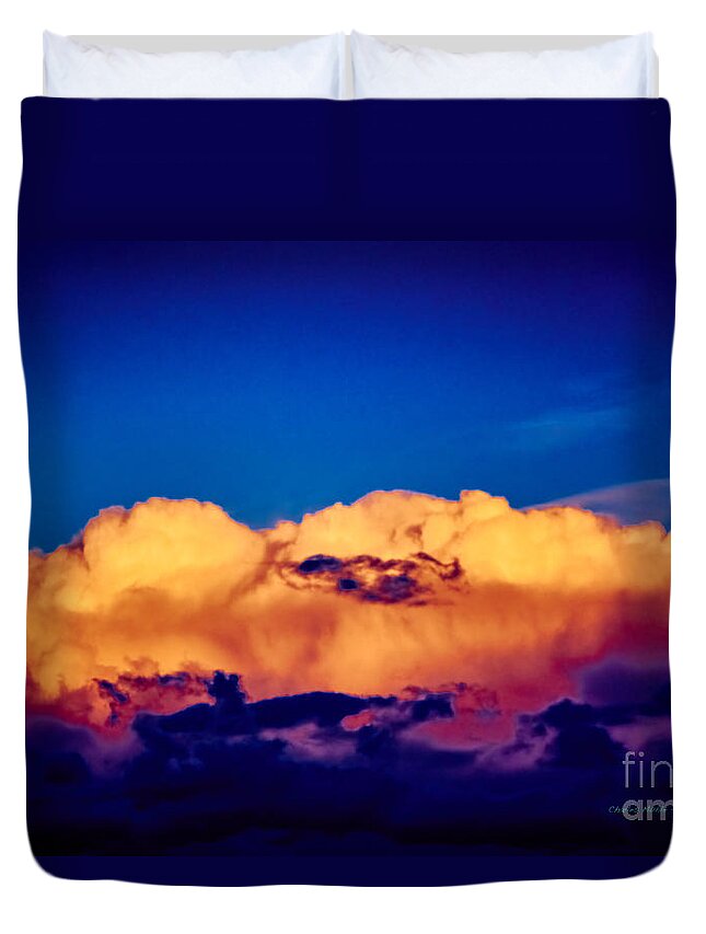 Santa Duvet Cover featuring the photograph Clouds VI by Charles Muhle