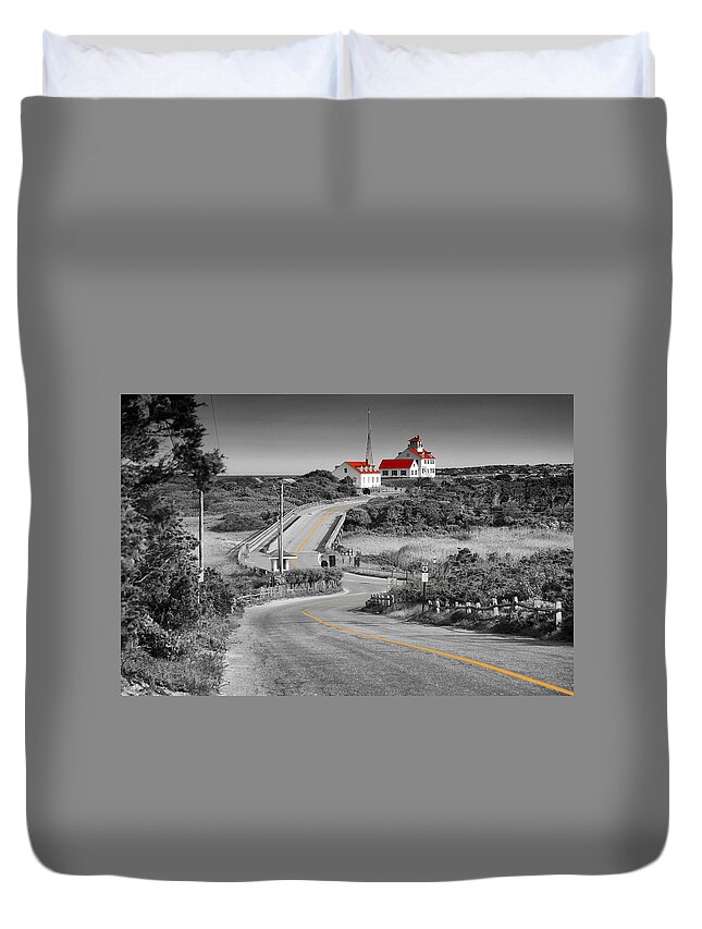 Coast Guard Beach Duvet Cover featuring the photograph Coast Guard Beach by Darius Aniunas