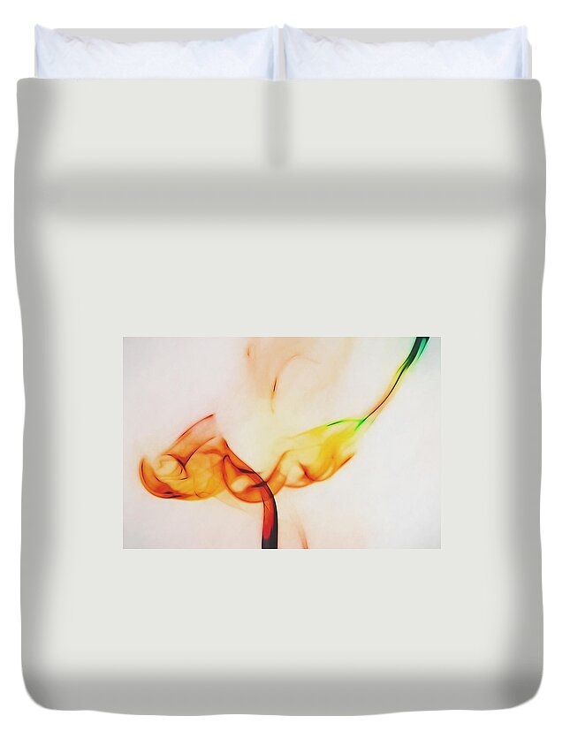 Scott Norris Photography Duvet Cover featuring the photograph Color and Smoke I by Scott Norris