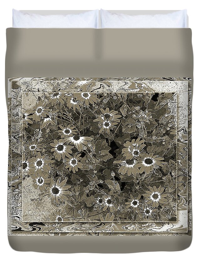 Flowers Duvet Cover featuring the photograph Color Me, Please by Barbara R MacPhail