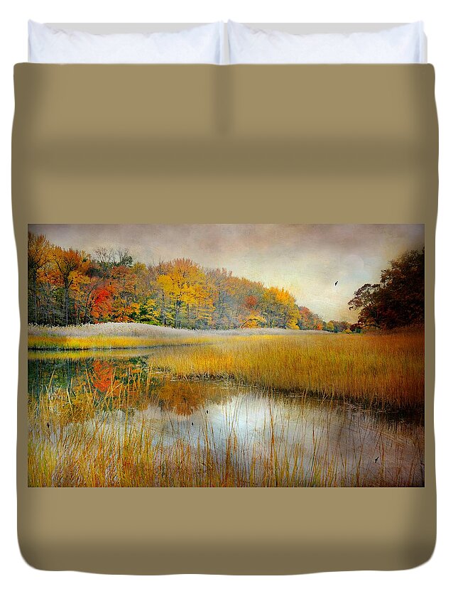 Landscape Duvet Cover featuring the photograph Come What May by Diana Angstadt