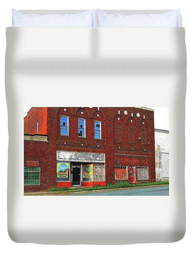 Fine Art Duvet Cover featuring the photograph Commerce by Rodney Lee Williams