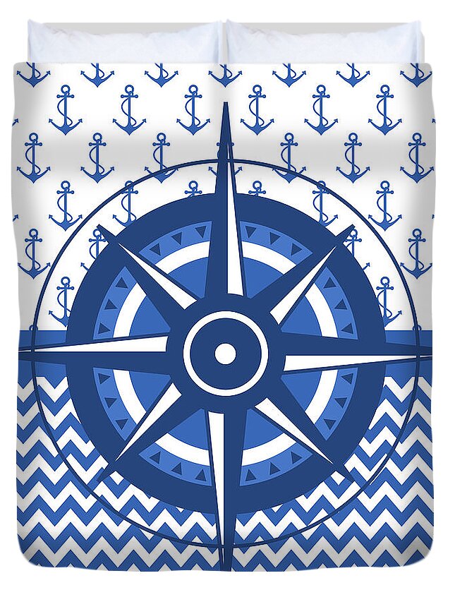Sailboat Anchored Duvet Covers