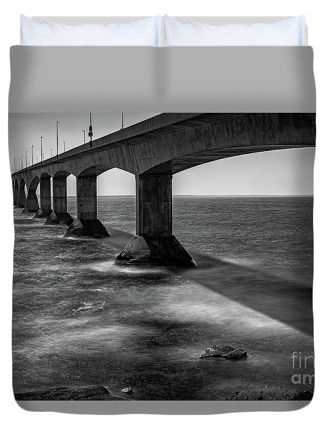 Canada Duvet Cover featuring the photograph Confederation Bridge by Doug Sturgess