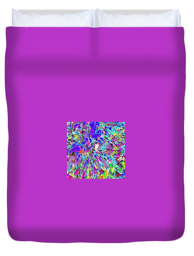 Confetti Colors Duvet Cover featuring the photograph Confetti Colors by Brenae Cochran