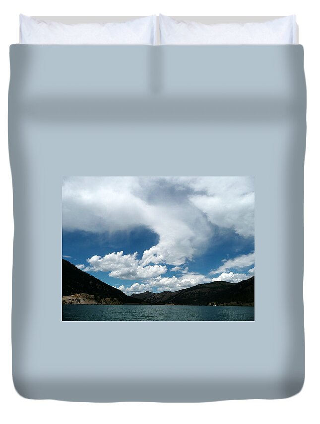 Hinsdale County Duvet Cover featuring the photograph Continental Whisper by Max Mullins