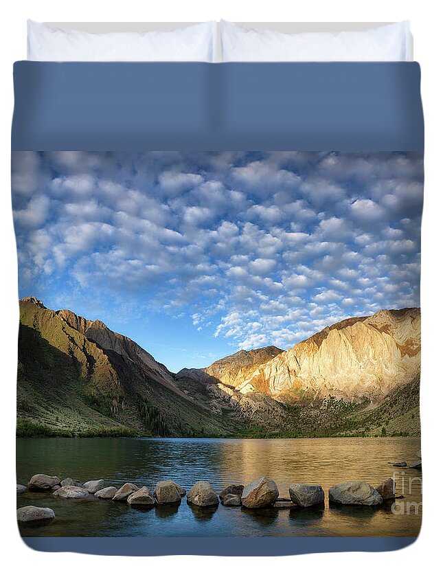 Convict Lake Duvet Cover featuring the photograph Convict Lake by Anthony Michael Bonafede
