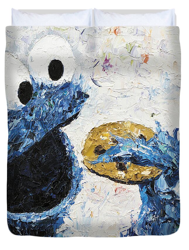 Cookie Monster Inspired Duvet Cover For Sale By Kay Schleusner