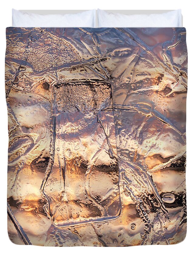 Cool Ice Duvet Cover featuring the photograph Cool Ice by Sami Tiainen