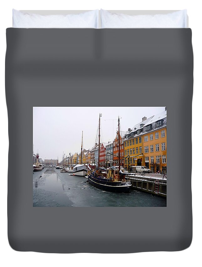 Copenhagen Duvet Cover featuring the photograph Copenhagen by Takaaki Yoshikawa
