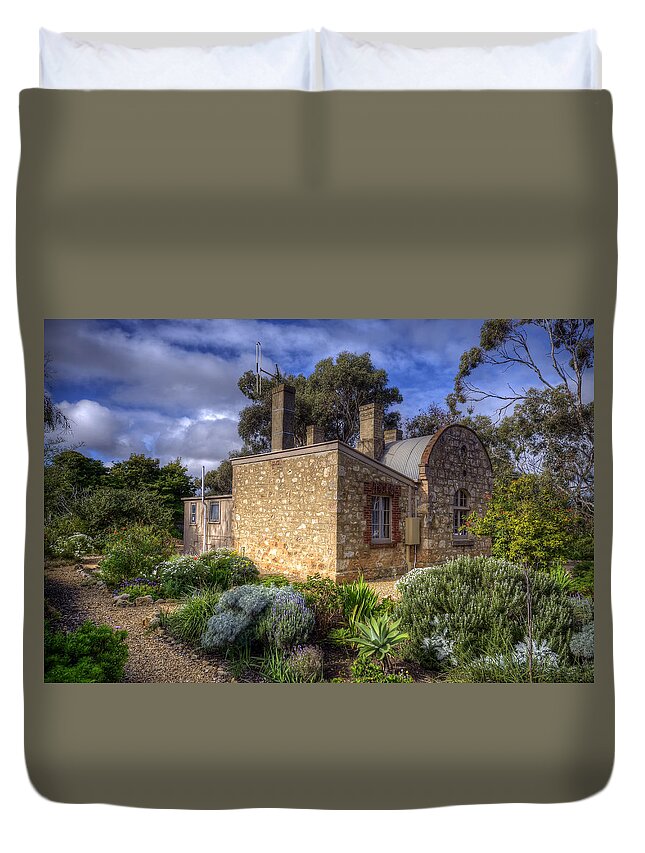 Cottage Duvet Cover featuring the photograph Cottage by Wayne Sherriff