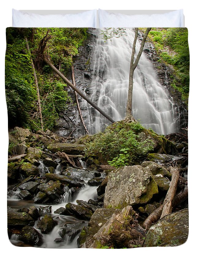 Landscape Duvet Cover featuring the photograph Crabtree-12 by Joye Ardyn Durham