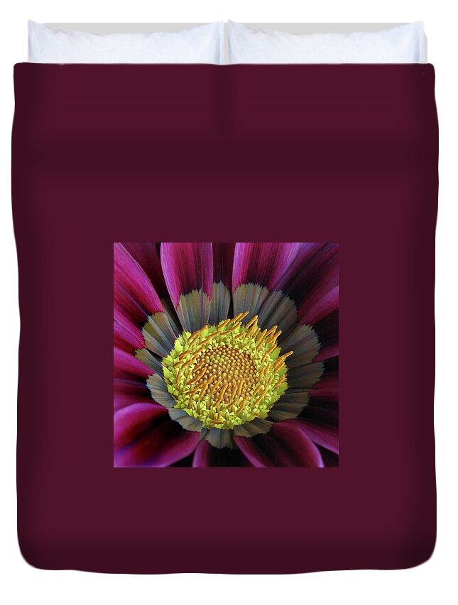 Bloom Duvet Cover featuring the photograph Crown of Pollen by David and Carol Kelly