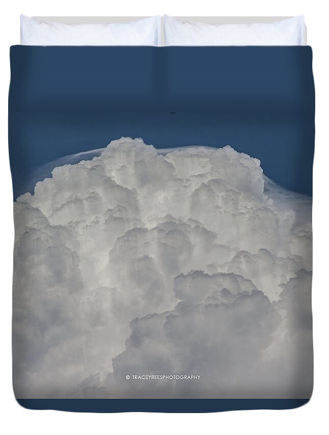 Cumulonimbus Clouds Duvet Cover featuring the photograph Cumulonimbus Beauty 2 by Tracey Rees