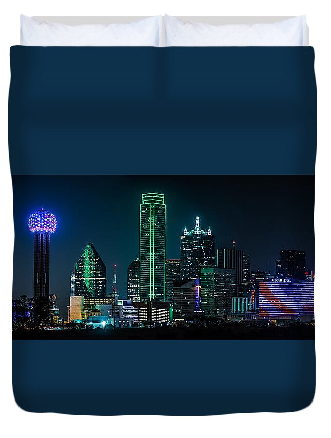 Dallas Duvet Cover featuring the photograph Dallas by David Downs