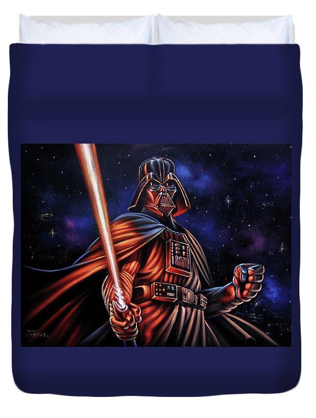 Star Wars Inspired Darth Vader Artwork Throw Pillow